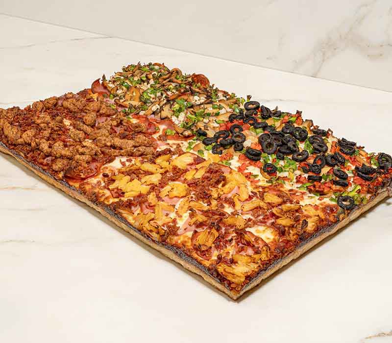 sampler pizza